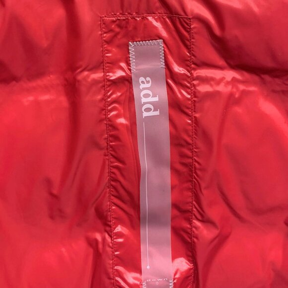 Add Red Down Filled Puffer Bomber Jacket - Picture 7 of 10